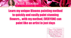 Desktop Screenshot of paintblooms.com